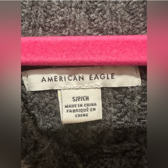 American Eagle Color block Long Oversized Knit Sweater Size Small - Picture 3 of 6